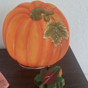 Pumpkin plate